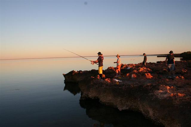 Exmouth Novices on a Beaut Evening